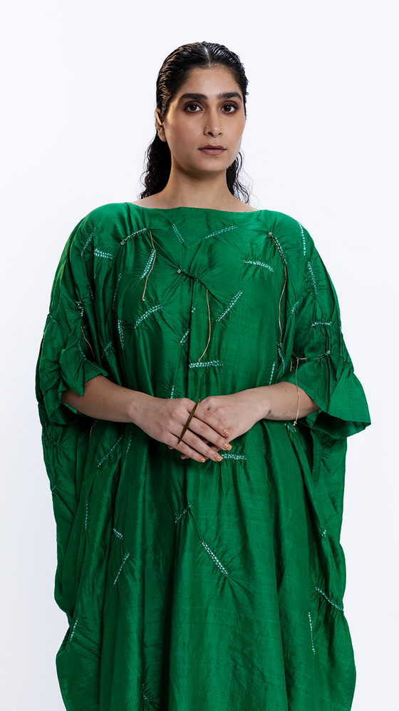 Sea Shell Kaftan - Emerald