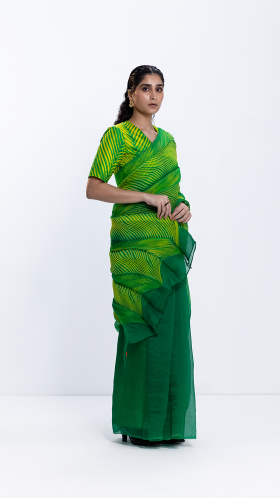 Sea Saree - Emerald