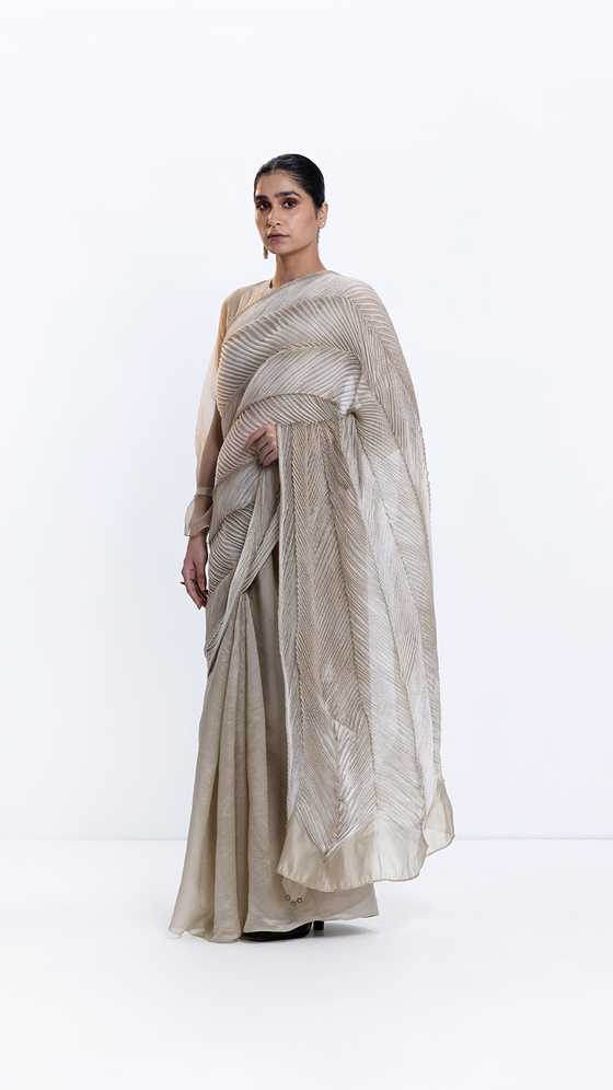 Sea Saree - Beige