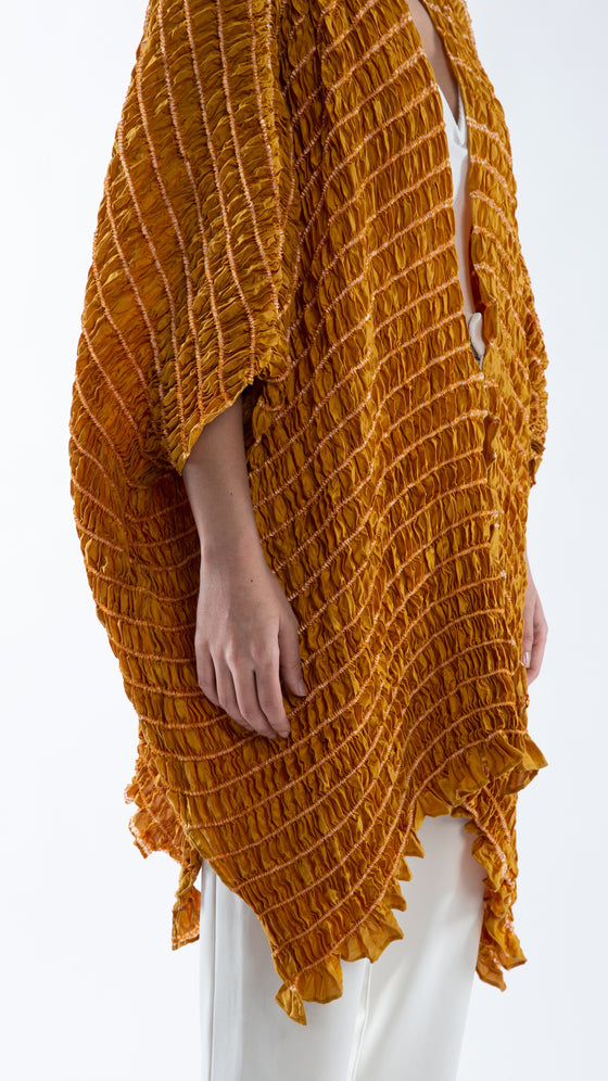 SHELL CAPE - MUSTARD