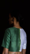 NAMI HALF GREEN BLOUSE