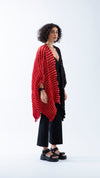 Nami Shell Cape - Rust Red/Black