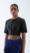 NAMI MOON BLOUSE - BLACK / NAVY