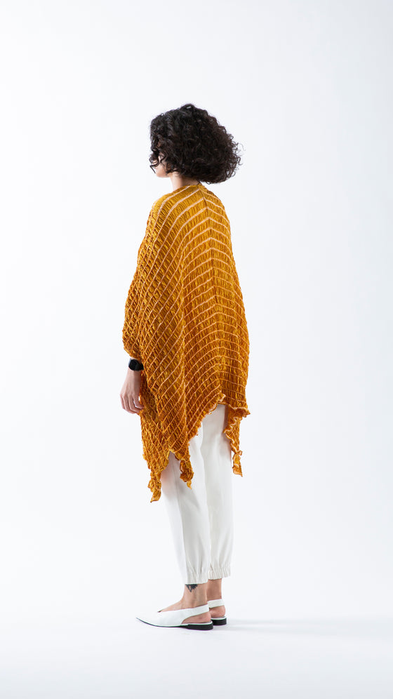 SHELL CAPE - MUSTARD