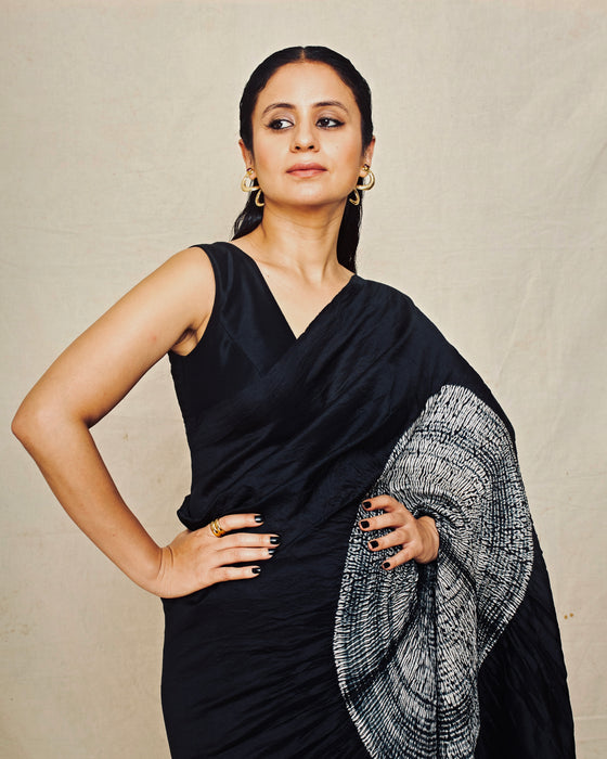 The Handsfree Saree - Black